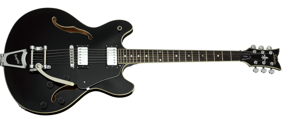 Schecter Corsair with Bigsby | Gloss Black