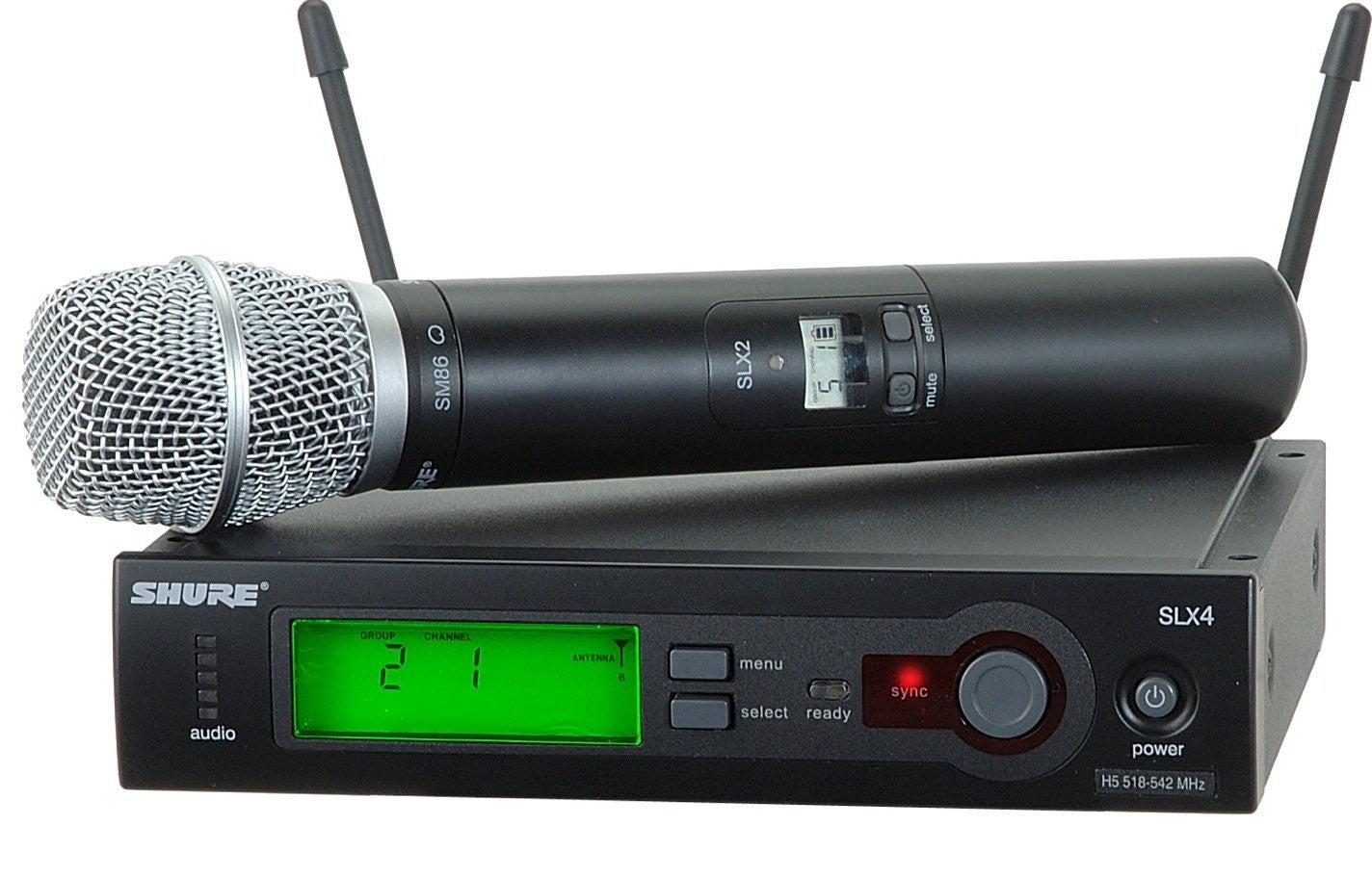 Shure SLX24/SM86-G5 Handheld Wireless Microphone System