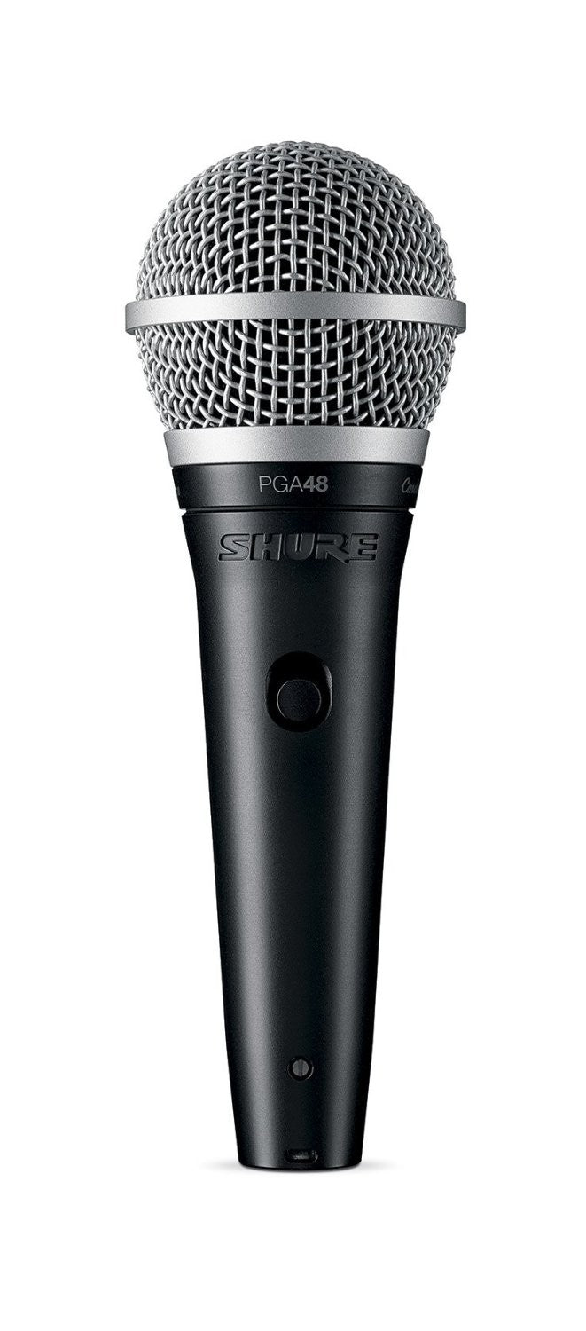 Shure PGA48-QTR Cardioid Dynamic Vocal Microphone with XLR to 1/4" Cable