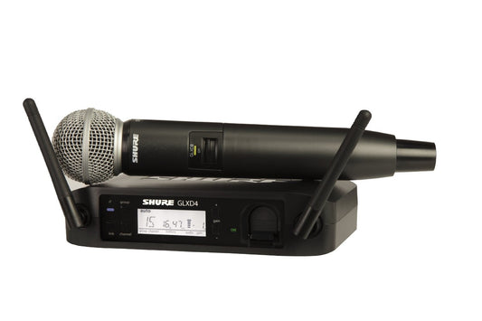 Shure GLXD24-SM58 Digital 2.4GHz Wireless Handheld Microphone System, Z2