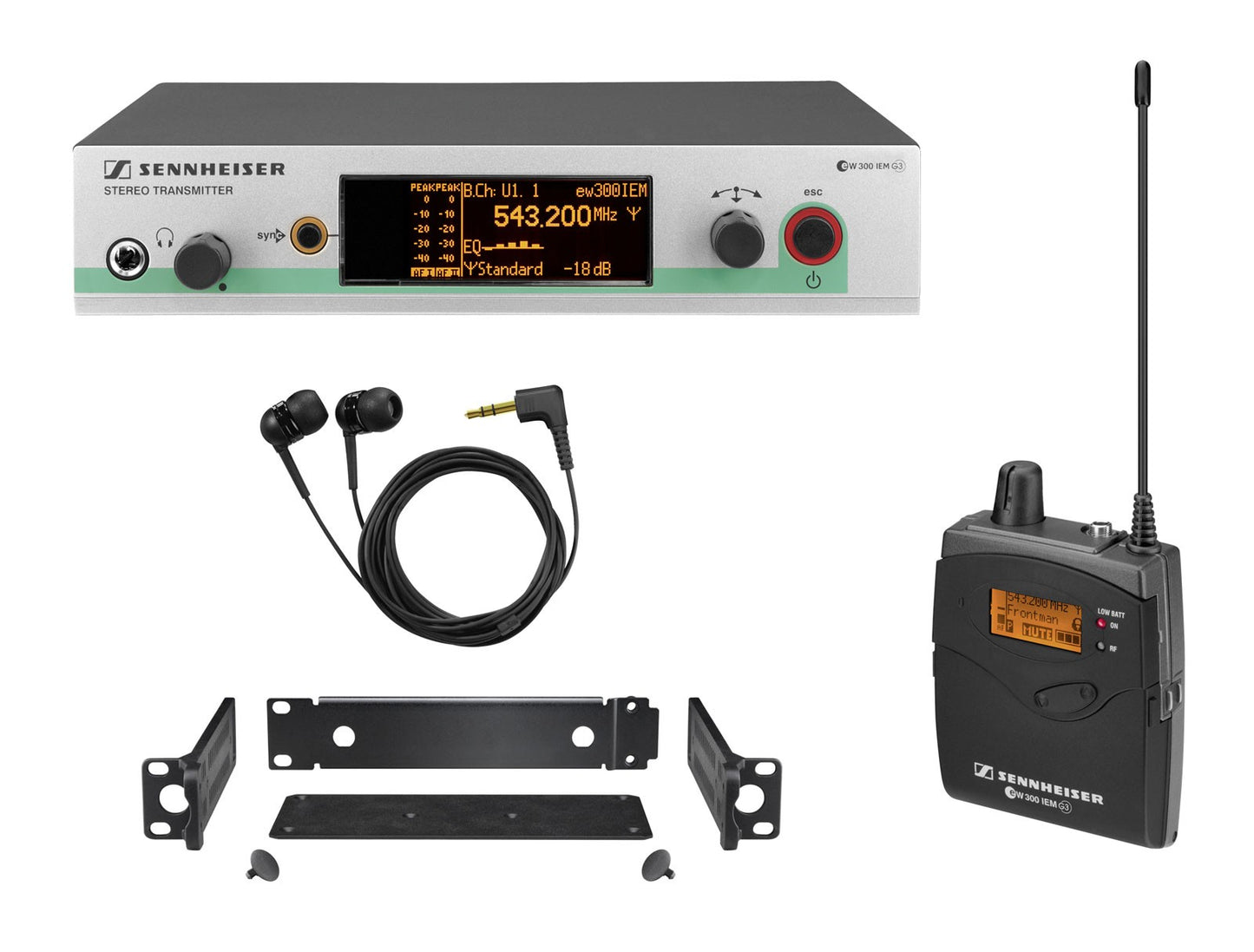 Sennheiser ew 300 IEM G3 Wireless In-Ear Monitor System Band G