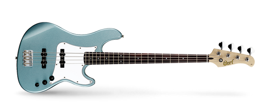 Cort GB Series GB54JJ 4-String Electric Bass Guitar, Sea Foam Pearl Green