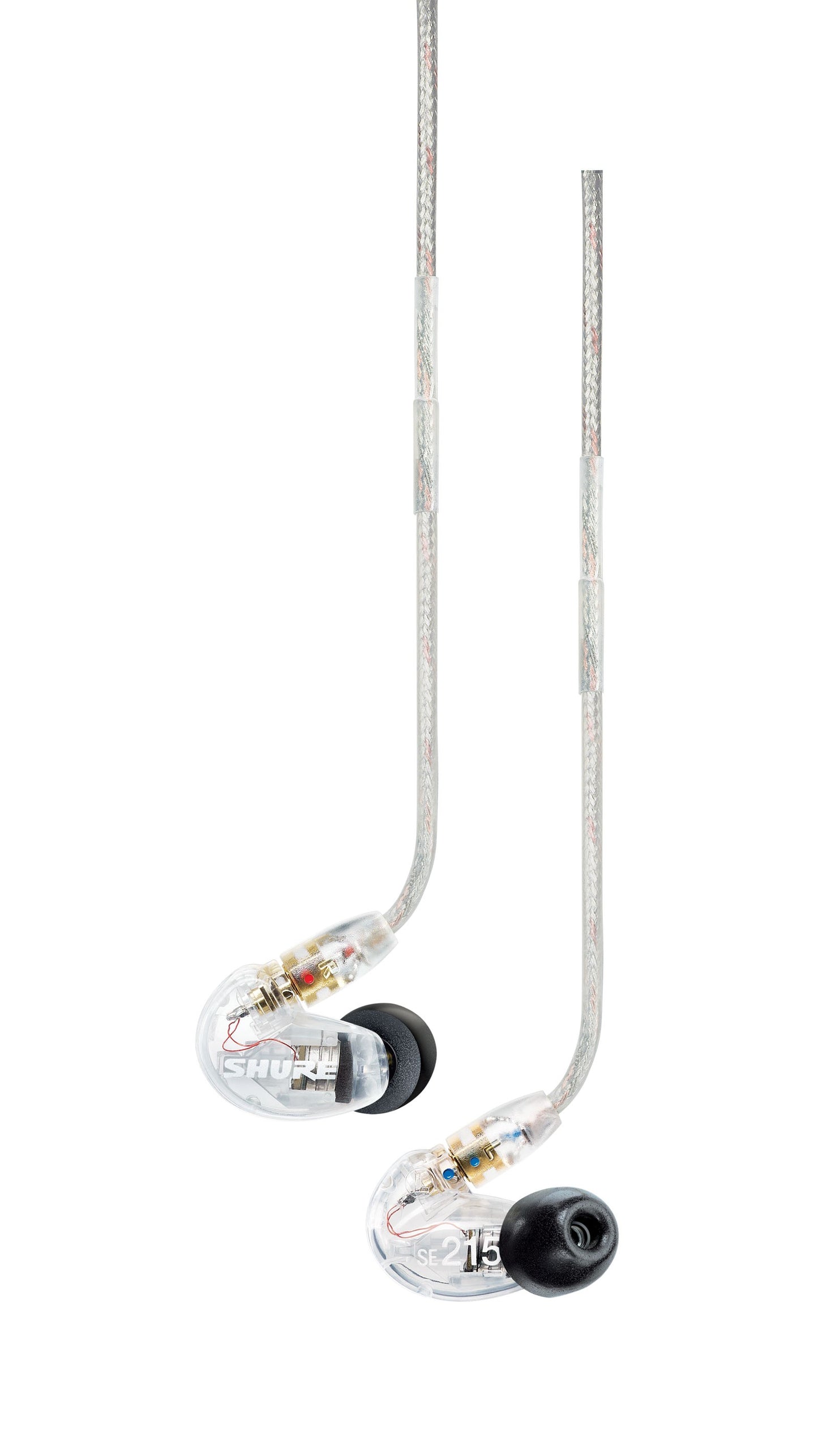 Shure SE215-CL Sound Isolating Earphones with Dynamic MicroDriver and Detachable Cable (Clear)