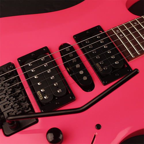 Cort X Series X250 TDP Electric Guitar, Meranti Body, EMG Pickups, Tear Drop Pink