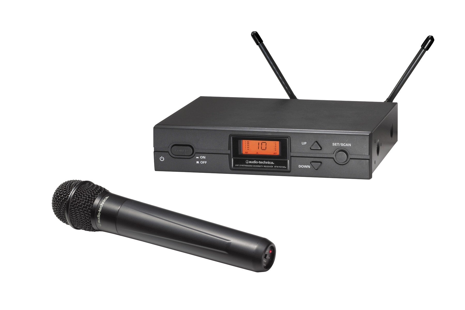 Audio Technica ATW-2120AI Wireless Cardioid Dynamic Handheld Mic System (487.125-506.500 MHz)