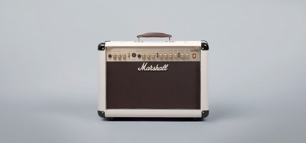 Marshall Marshall AS50D (AS50DC) 50-Watt Acoustic Combo - Cream (Limited Edition)