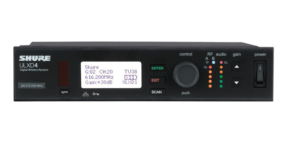Shure ULXD4-G50 Single Digital Wireless Receiver