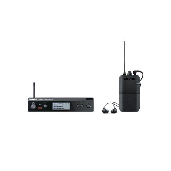 Shure P3TR112GR-G20  PSM300 Personal Wireless Monitor System with SE112 Earphones - G20 Band