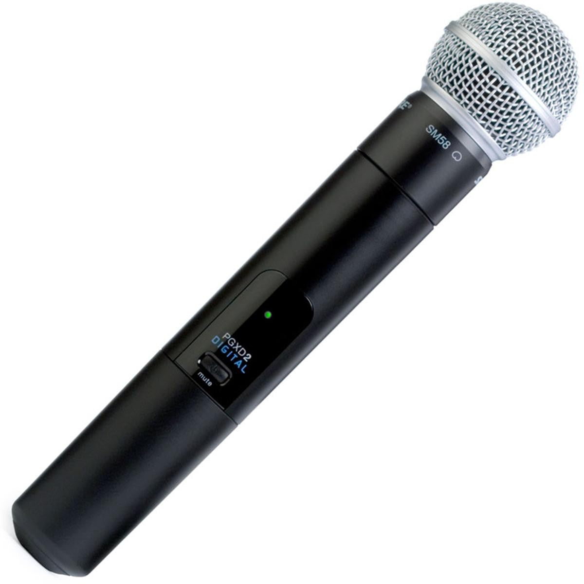 Shure PGXD2/SM58 Digital Wireless Handheld Microphone Transmitter w/SM58