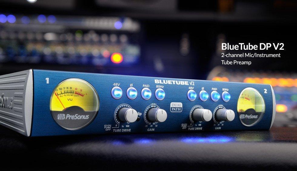 Presonus BlueTube™ DP V2 2-Channel Mic/Instrument Tube Preamp