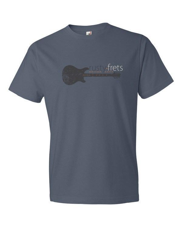 Rusty Frets Guitar Shop Lake / S Rusty Frets Distressed Guitar Logo Short sleeve t-shirt