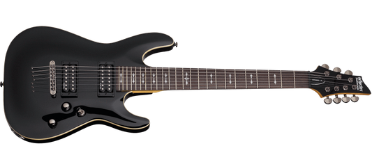 Schecter Guitars Schecter Omen-7 | 7-String Electric Guitar | Gloss Black