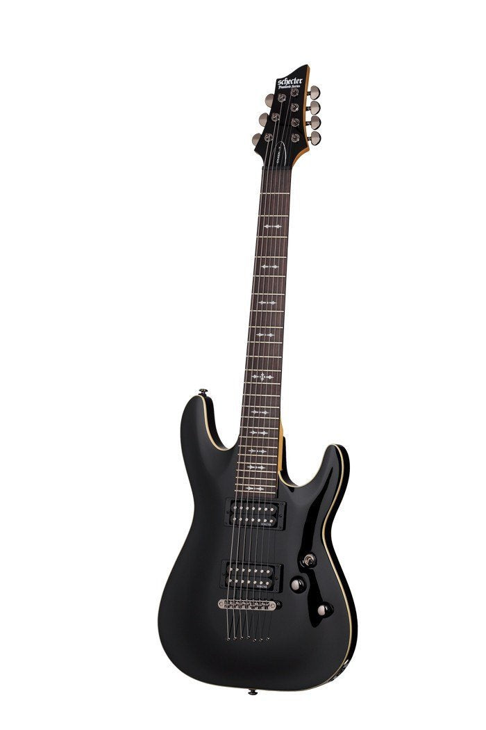 Schecter Guitars Schecter Omen-7 | 7-String Electric Guitar | Gloss Black