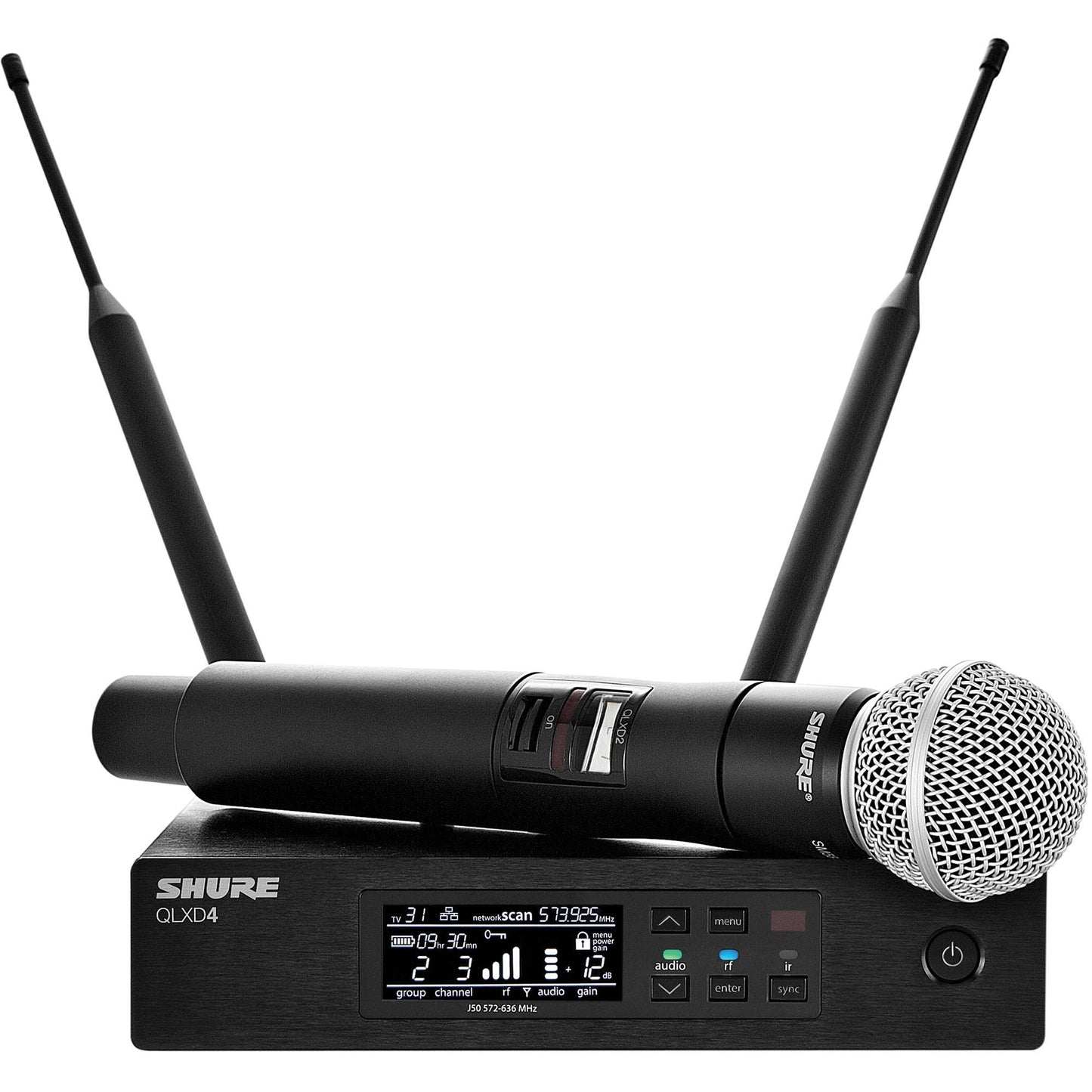 Shure QLXD24/SM58 Handheld Wireless Microphone System (H50 Band)