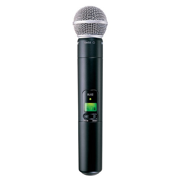Shure SLX2/SM58-G4 Handheld Transmitter with SM58 Microphone, G4