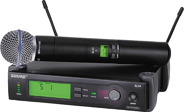 Shure SLX24 Handheld Wireless System H5 Band (518 – 542 MHz)