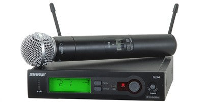 Shure SLX24 Handheld Wireless System G5 Band (494 – 518 MHz)